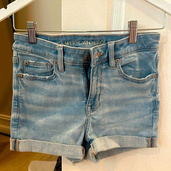 America Eagle Stretch Shorts, size 0 - Picture 1 of 3